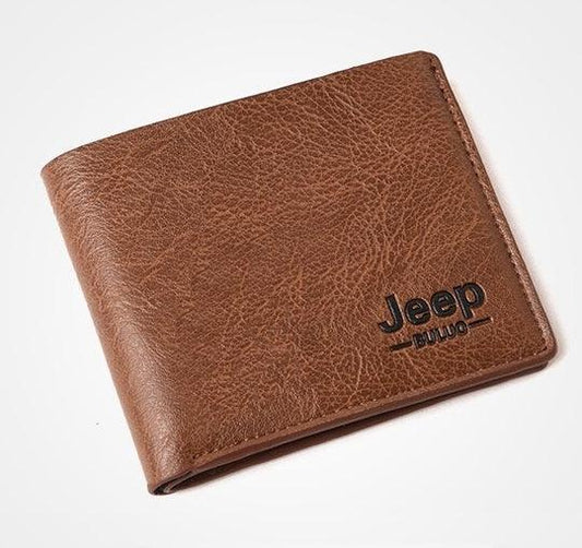 Carteira JEEP Em Couro Compacta - MensfieldShop