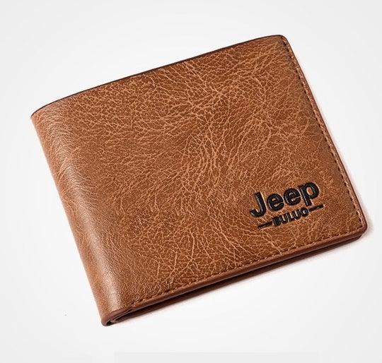 Carteira JEEP Em Couro Compacta - Mensfield Shop