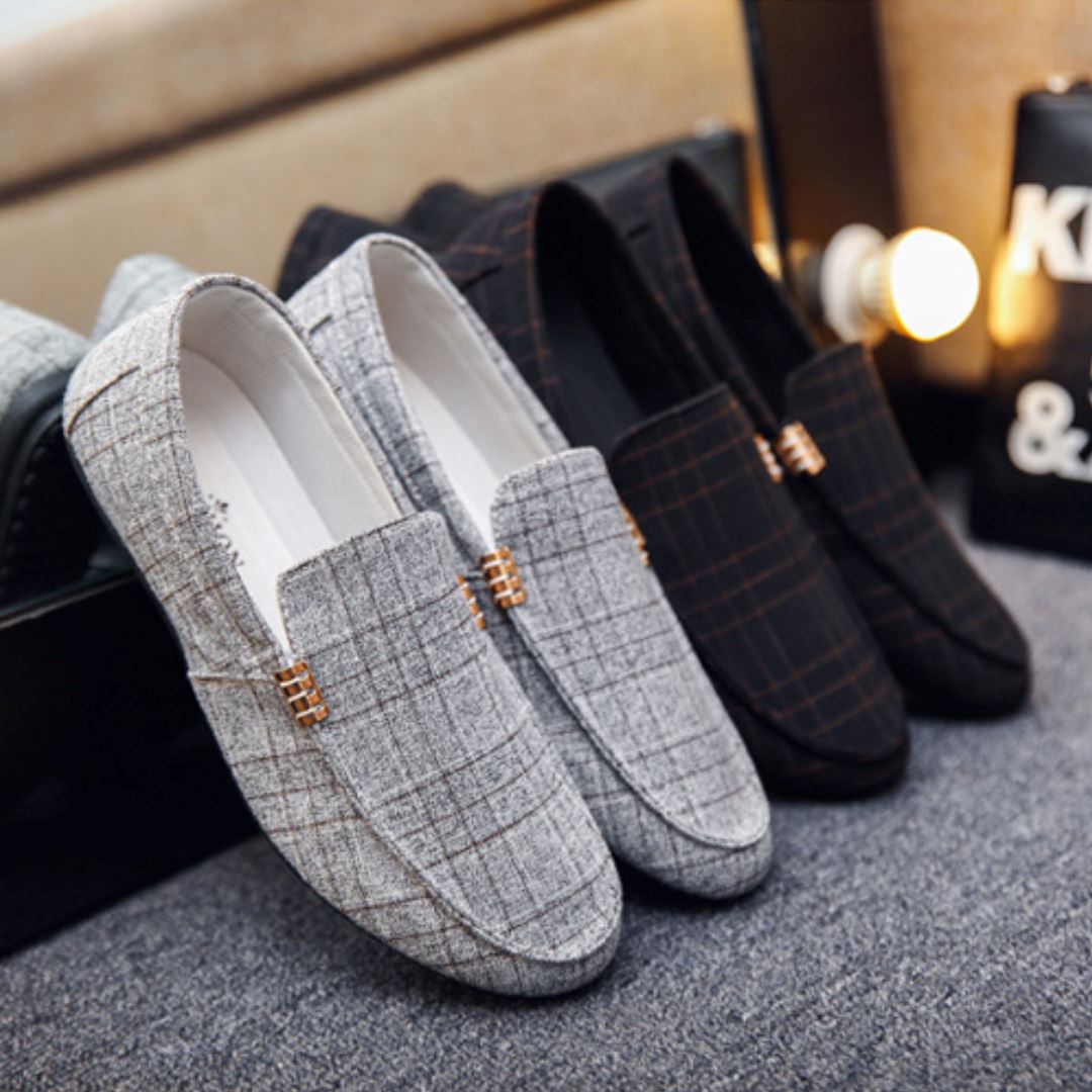 Mocassim Masculino Xadrez