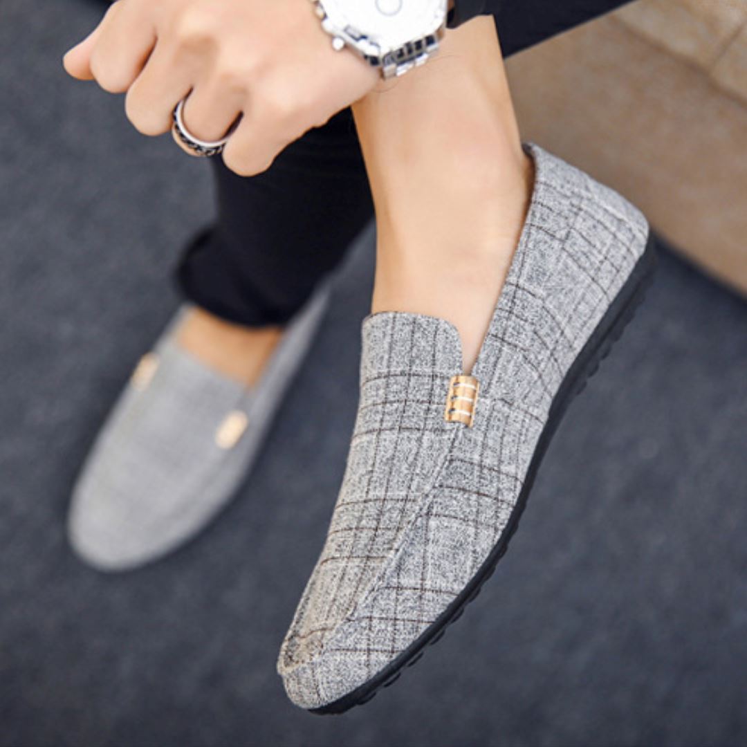 Mocassim Masculino Xadrez